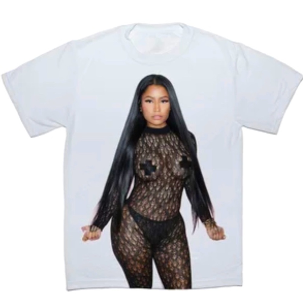 Nicki Minaj Tidal X White Shirt